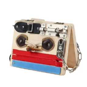 AcoolToy бизиборд - Сгъваема детска дъска с активности AcoolToy бизиборд - Сгъваема детска дъска с активности