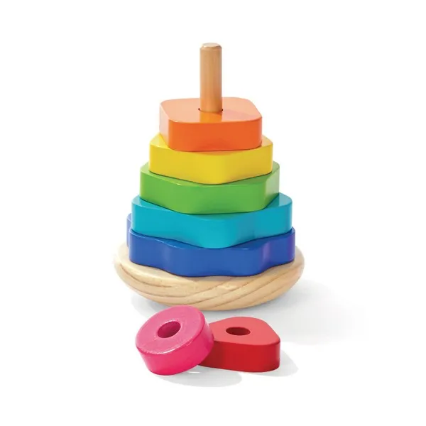 Продукт AcoolToy Лабиринт с жираф, люлееща кула и куб - Дървен комплект – сортер - 0 - BG Hlapeta