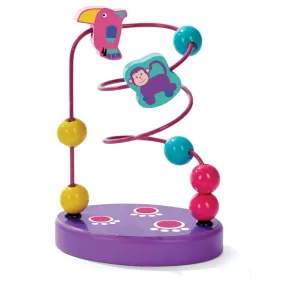 AcoolToy Лабиринт с мъниста и Везна с дискове - Дървен комплект