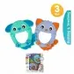Продукт PLAYGRO ЖИВОТНИ - СИЛИКОНОВИ ГРИЗАЛКИ 2БР, ЗА 2 ЕТАПА, 3М+ - 1 - BG Hlapeta