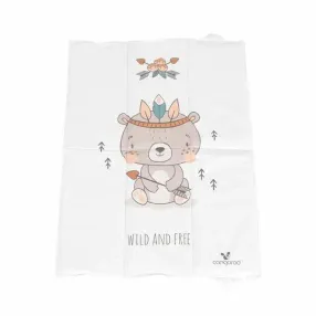 Cangaroo Wild and free Bear - Сгъваема подложка за повиване 40 на 60 Cangaroo Wild and free Bear - Сгъваема подложка за повиване 40 на 60