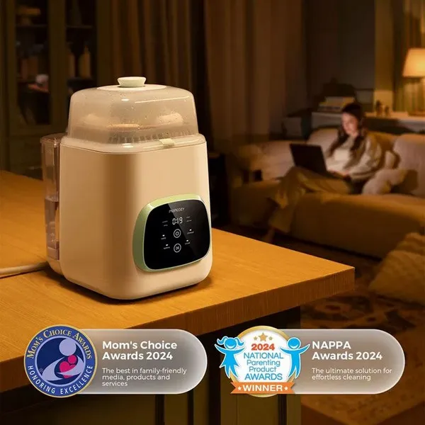 Продукт Momcozy KleanPal Pro - Уред за миене на бебешки шишета и съдове и стерилизатор 2 в 1 - 0 - BG Hlapeta