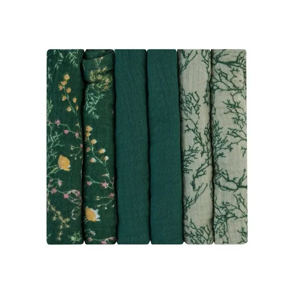 Продукт Kikkaboo - Комплект 6 бр муселинови кърпички 30х30 см - 0 - BG Hlapeta