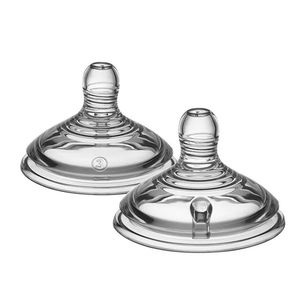 Продукт Tommee Tippee - Биберони за хранене Easi-Vent Fast - 3 капки 6 m+ - 0 - BG Hlapeta