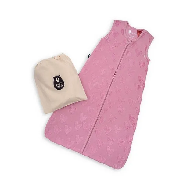 Продукт BabyBliss BlissSac Follow Your Heart - Спален чувал от органичен памук - 2.5 тог за температура 16-20 C - 0 - BG Hlapeta
