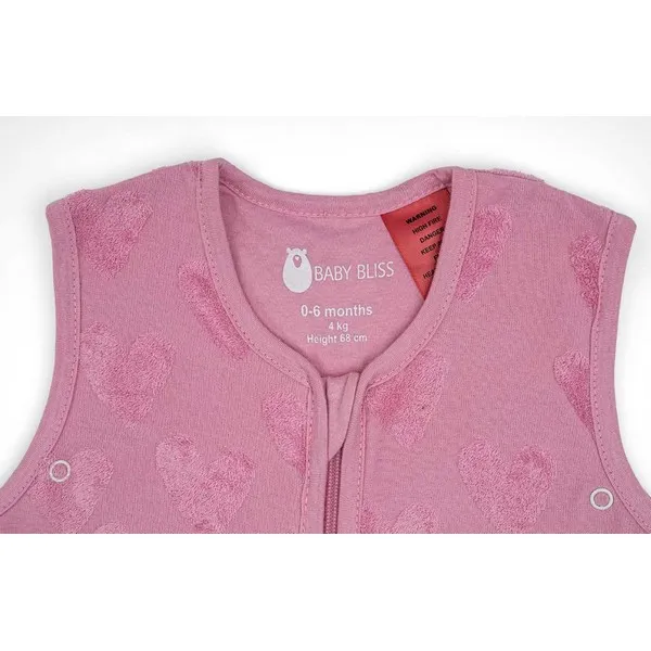 Продукт BabyBliss BlissSac Follow Your Heart - Спален чувал от органичен памук - 2.5 тог за температура 16-20 C - 0 - BG Hlapeta