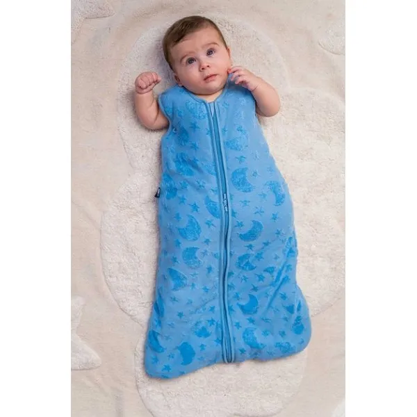 Продукт BabyBliss BlissSac Take me to the Moon - Спален чувал от органичен памук, 2.5 тог за температура 16-20 C - 0 - BG Hlapeta