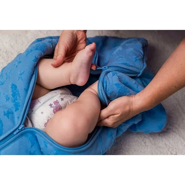 Продукт BabyBliss BlissSac Take me to the Moon - Спален чувал от органичен памук, 2.5 тог за температура 16-20 C - 0 - BG Hlapeta