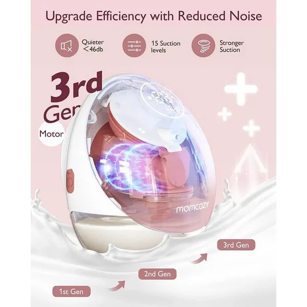 Продукт Momcozy Mobile Flow M9, Hands-free - Електрическа помпа за кърма - 0 - BG Hlapeta