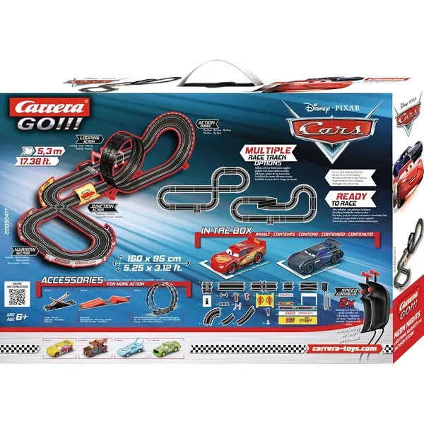Продукт Carrera Колите, Светещи в тъмното - Състезателна писта, 5.3м - 0 - BG Hlapeta