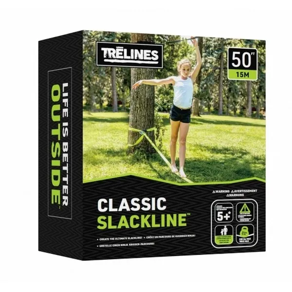 Trelines - Slackline - ходене по въже 15м.