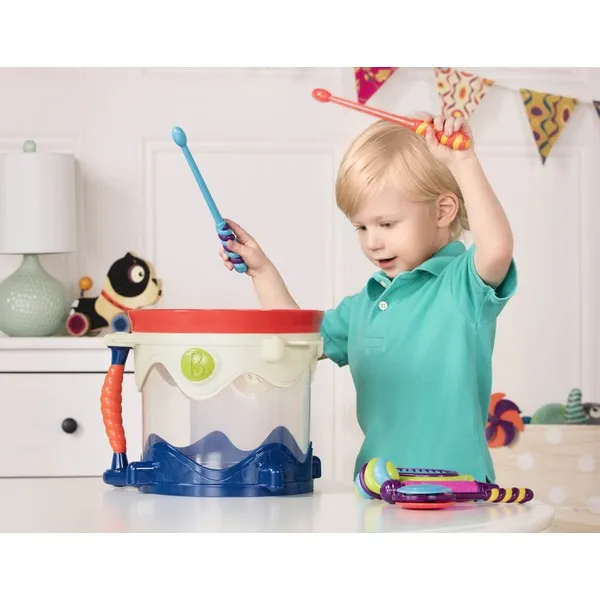 Продукт Battat Барабан и музикални инструменти - Детски музикален комплект, 6 части - 0 - BG Hlapeta