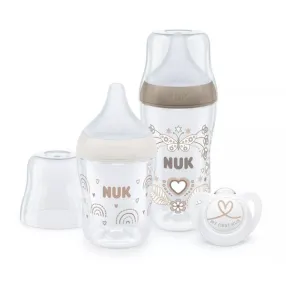 NUK Perfect Match РР - Подаръчен Сет 3 части, Сърце и Дъга NUK Perfect Match РР - Подаръчен Сет 3 части, Сърце и Дъга