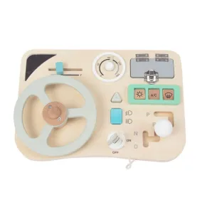 Wooden Монтесори - Дървено автомобилно табло мини