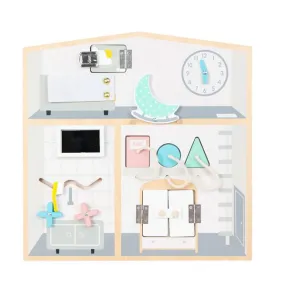 Wooden Време е за сън - Монтесори дървена дъска