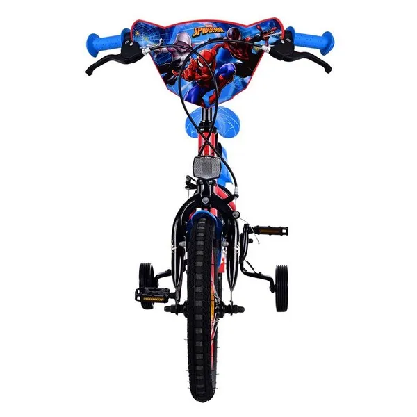 Продукт E&L Company Ultimate Spider-Man - Детски велосипед с помощни колела,14 инча - 0 - BG Hlapeta