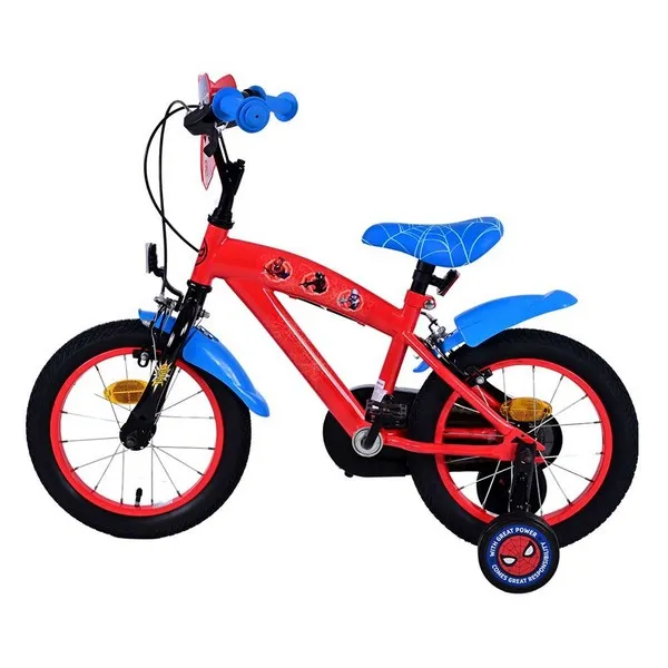 Продукт E&L Company Ultimate Spider-Man - Детски велосипед с помощни колела,14 инча - 0 - BG Hlapeta