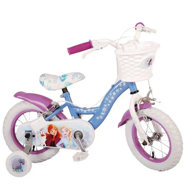 Продукт E&L Company Disney Frozen 2 - Детски велосипед с помощни колела, 12 инча - 0 - BG Hlapeta