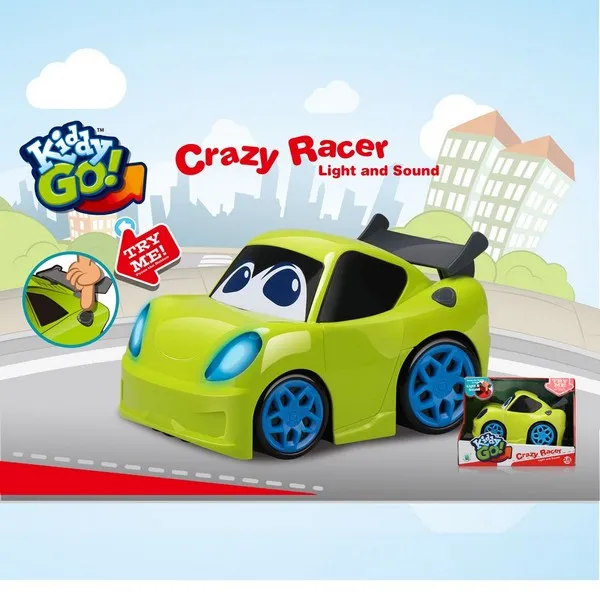 Kiddy Go - Кола B/O със светлини и звуци 19см.