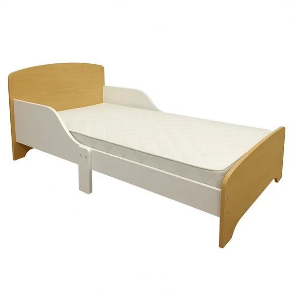 Продукт GINGER HOME - Детско Дървено Легло със Защита и Подматрачна Рамка 140/70 см - 0 - BG Hlapeta