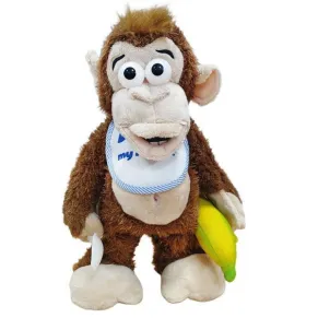 RTYOS Движеща се маймунка със звуци - Интерактивна играчка, 28 см