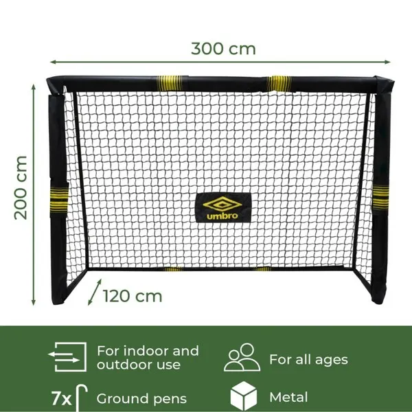 Продукт Umbro Pro Tech - Футболна врата 300x200x120 - 0 - BG Hlapeta