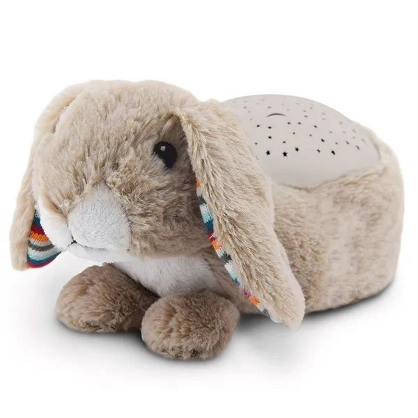 Продукт ZAZU Зайчето Ruby - Музикален прожектор за бебе, със звук на сърцебиене, със сензор за плач - 0 - BG Hlapeta