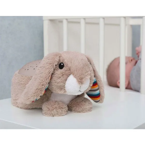 Продукт ZAZU Зайчето Ruby - Музикален прожектор за бебе, със звук на сърцебиене, със сензор за плач - 0 - BG Hlapeta