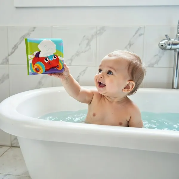 Продукт PLAYGRO - КНИЖКА ЗА БАНЯ С МАГИЧЕСКО ОЦВЕТЯВАНЕ ВЪВ ВОДА 6М+ - 0 - BG Hlapeta