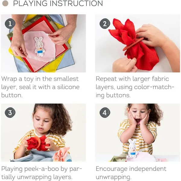 Продукт Taf Toys Какво има вътре - Сензорна игра, 15 части - 0 - BG Hlapeta