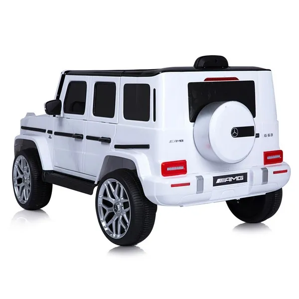 Продукт Акумулаторен Джип Mercedes AMG G63 с ЛИТИЕВО-ЙОННА батерия , с меки гуми и кожена седалка - 0 - BG Hlapeta