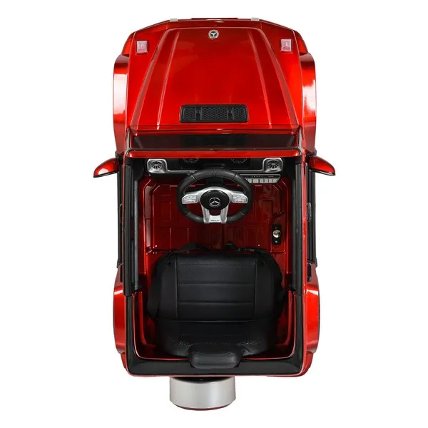 Продукт Акумулаторен джип Mercedes-AMG G63 12V, с меки гуми и кожена седалка - 0 - BG Hlapeta