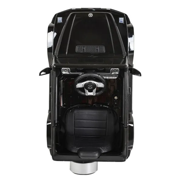 Продукт Акумулаторен джип Mercedes-AMG G63 12V, с меки гуми и кожена седалка - 0 - BG Hlapeta