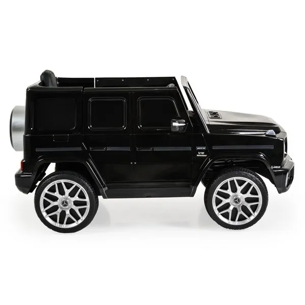 Продукт Акумулаторен джип Mercedes-AMG G63 12V, с меки гуми и кожена седалка - 0 - BG Hlapeta