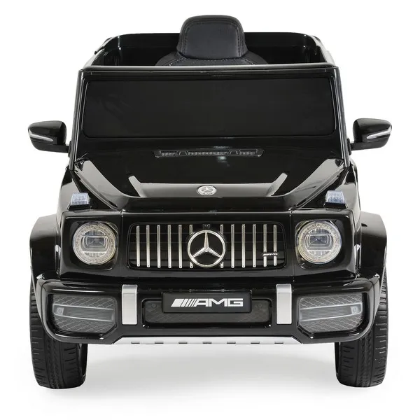 Продукт Акумулаторен джип Mercedes-AMG G63 12V, с меки гуми и кожена седалка - 0 - BG Hlapeta