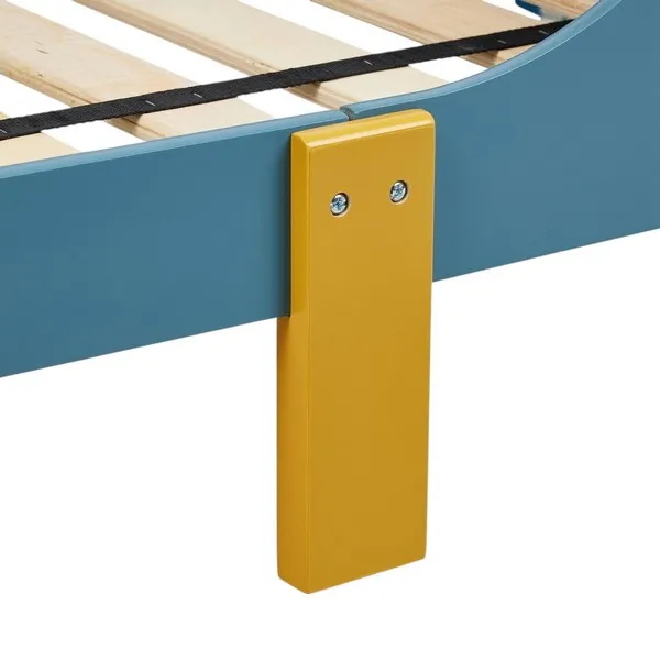 Продукт Ginger home MONSTER - Детско Легло 140x70 см, Дървено, със Защита от Падане, За Деца 18+ месеца - 0 - BG Hlapeta