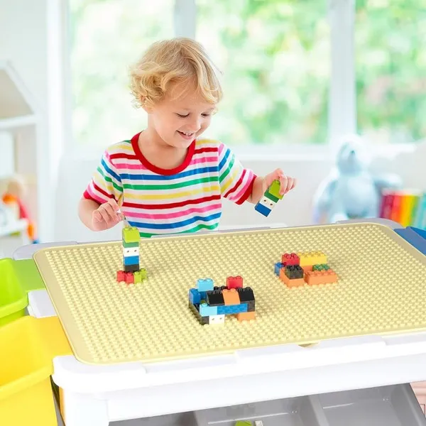 Продукт Eddy Toys - Детска маса с конструктор, 300 части - 0 - BG Hlapeta