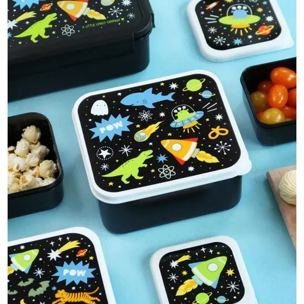 Продукт A little lovely company Galaxy - Сет от 4 кутии за храна - 0 - BG Hlapeta