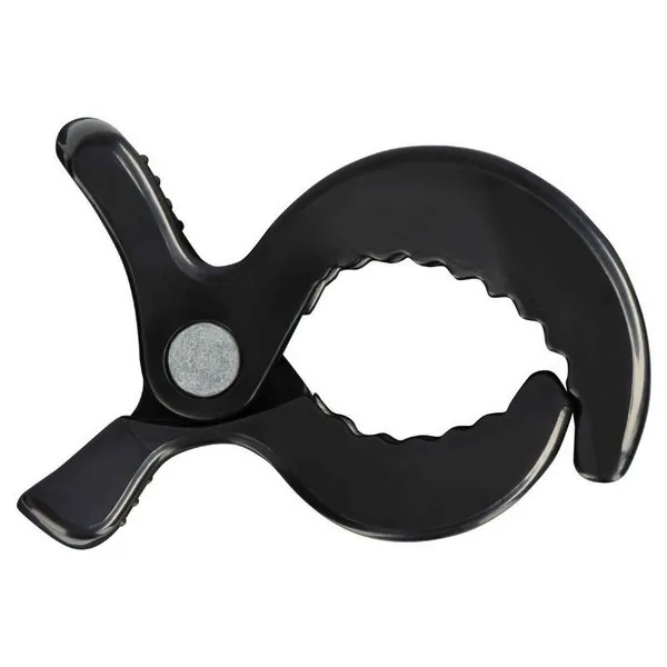 Dooky - Комплект щипки за бебешка количка, черни, 3бр.