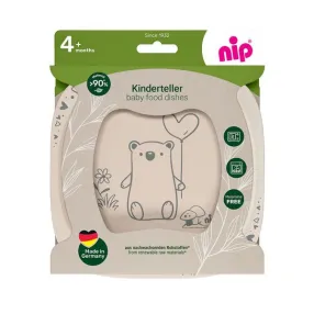 Nip Eat Green - Детски чинии за хранене, 2 бр. Nip Eat Green - Детски чинии за хранене, 2 бр.
