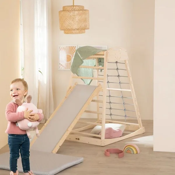 Продукт Roba Play Tower - Детска дървена катерушка Монтесори - 0 - BG Hlapeta