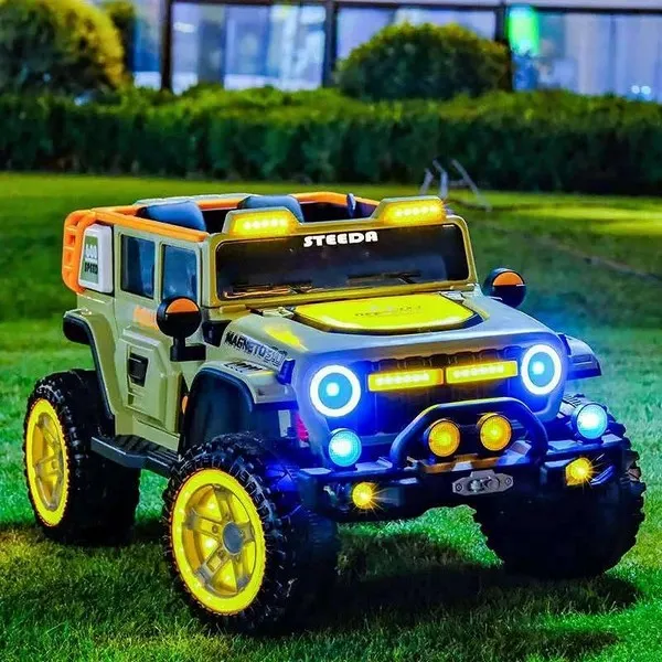 Детски акумулаторен джип 12V, 4x4, LED светлини
