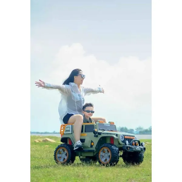 Продукт Детски акумулаторен джип 12V, 4x4, LED светлини - 0 - BG Hlapeta