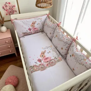 Bambino Casa Rose Rabbit Bicycle - Луксозен спален комплект