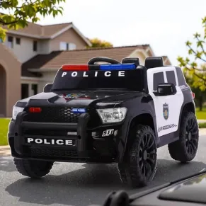 Акумулаторен полицейски джип 12V с музика и светлини