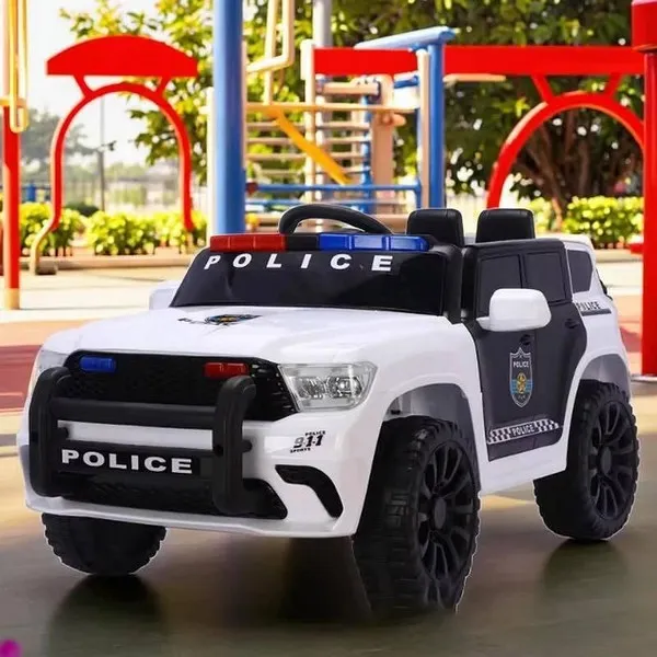 Продукт Акумулаторен полицейски джип 12V с музика и светлини - 0 - BG Hlapeta