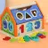 Къща сортер с цифри и форми - Дървена образователна играчка 1