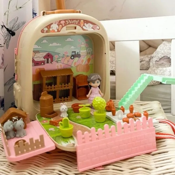 Продукт Jolly Toy - Детски ветеринарен комплект и къщичка за животни в куфарче - 0 - BG Hlapeta