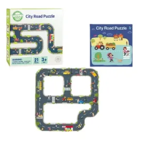 Jolly Toy Градски път - Детски пъзел, 21 части
