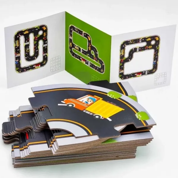 Продукт Jolly Toy Градски път - Детски пъзел, 21 части - 0 - BG Hlapeta